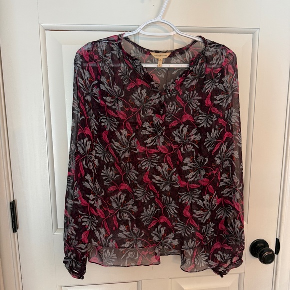 Rebecca Taylor Mystic' Silk Chiffon Top 45745 - Picture 4 of 12